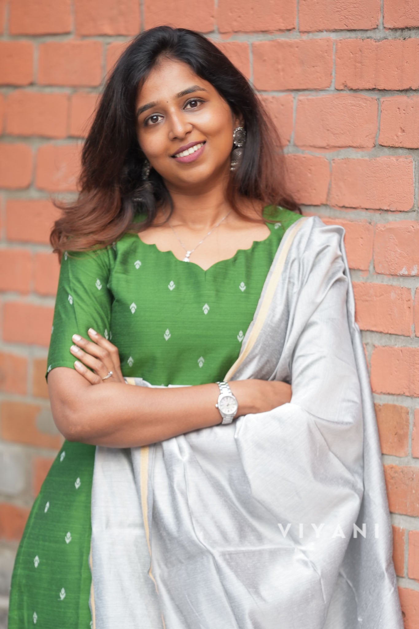 Leaf 'n' Light - Green Viscose Slub 3 Piece Set