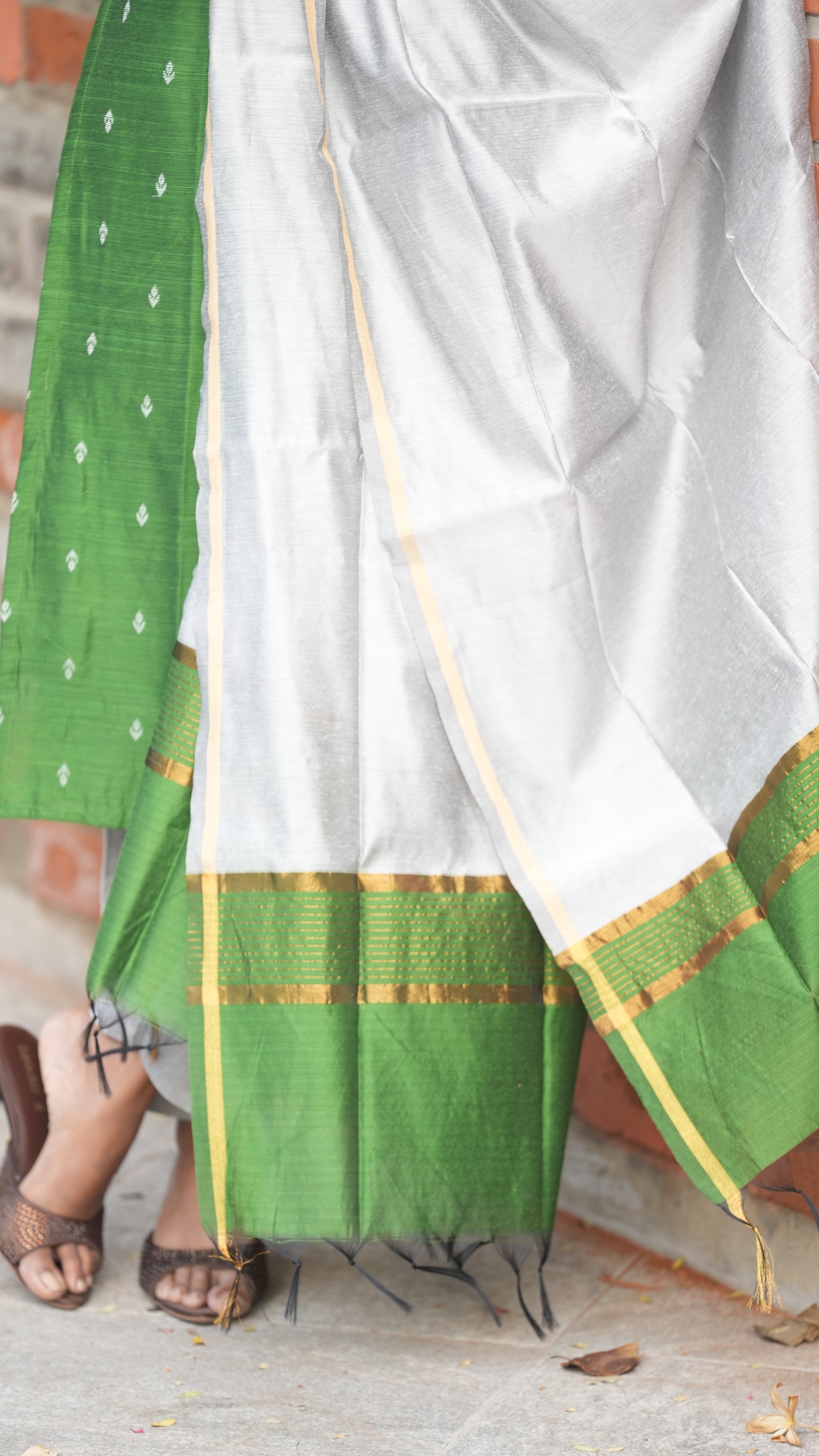 Leaf 'n' Light - Green Viscose Slub 3 Piece Set