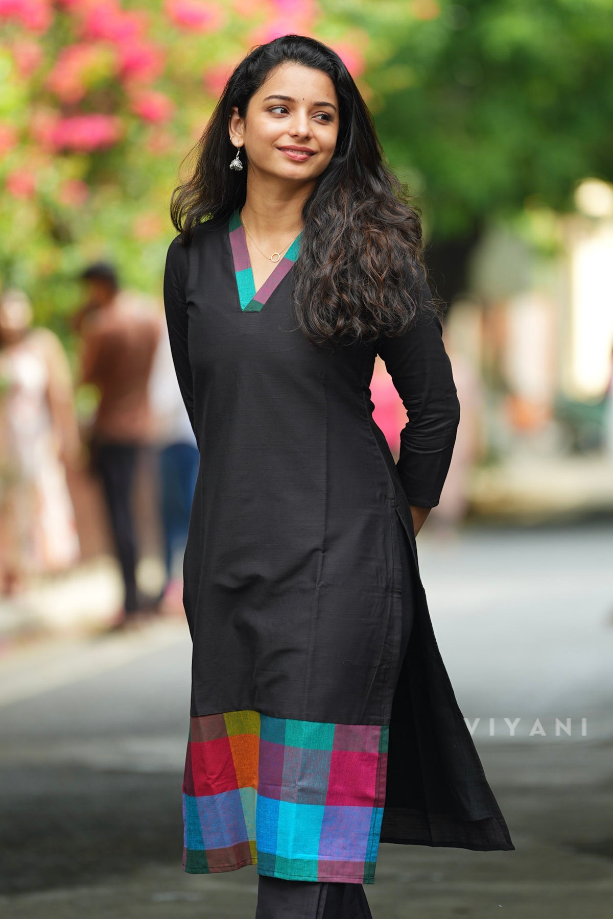 Onyx Prism  - Black Viscose slub Co-ord set