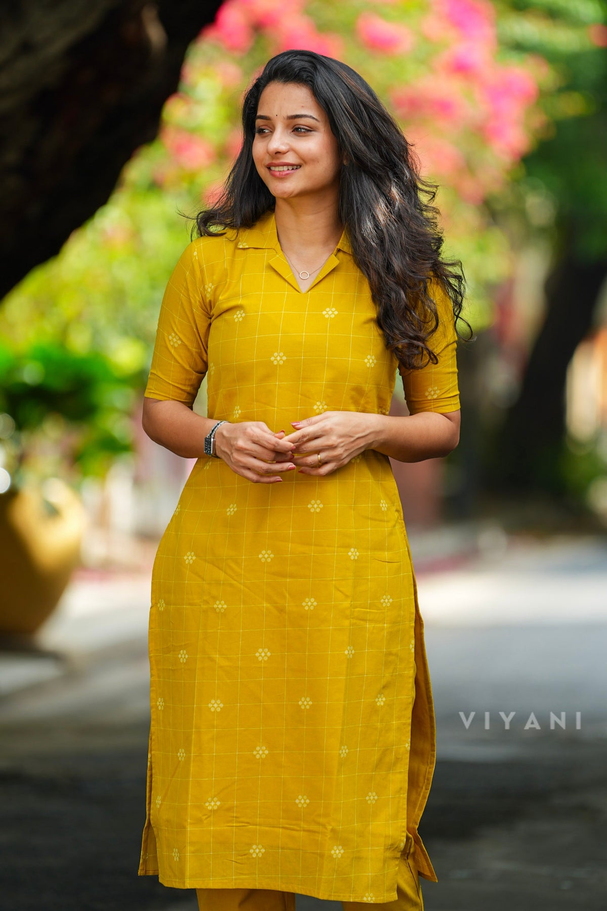 Sunbloom - Mustard Handloom Cotton Co-ord set