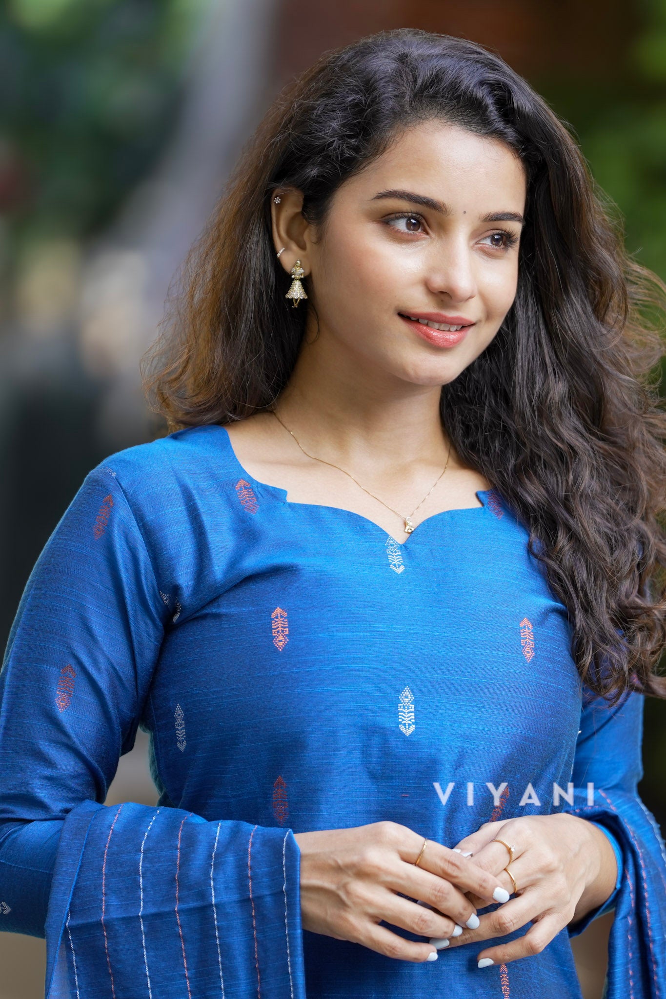 Cobalt Trail - Blue Viscose slub 3 Piece Set